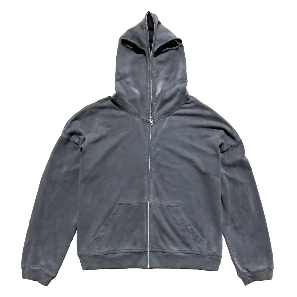 Full Zip Asphalt Hoodie