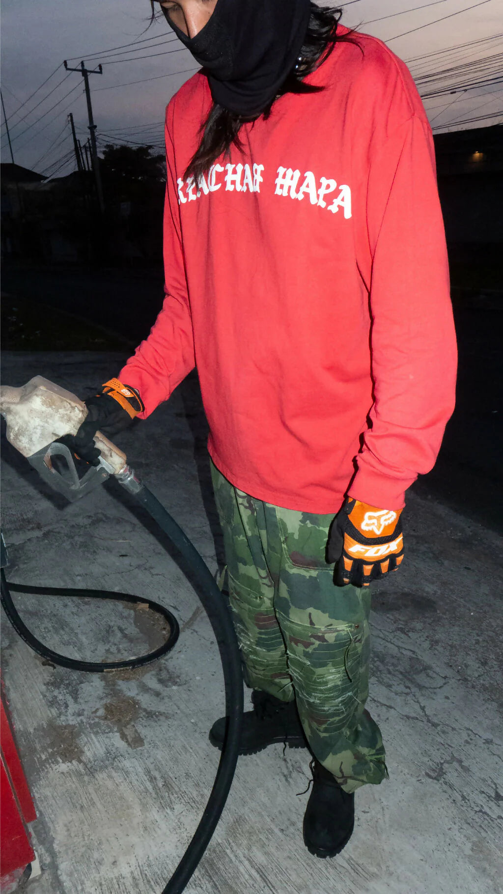 Red Heat Brand Logo Longsleeve