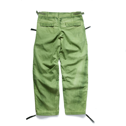 Green Faded Ripstop Pants