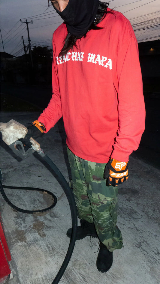 Red Heat Brand Logo Longsleeve